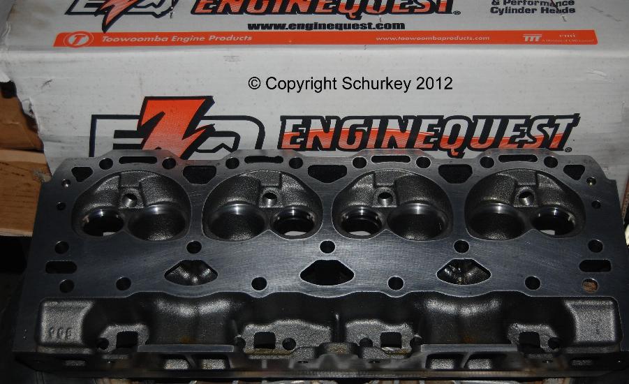 EngineQuest ch350c Vortec Heads, RHS, GM 906 & 062